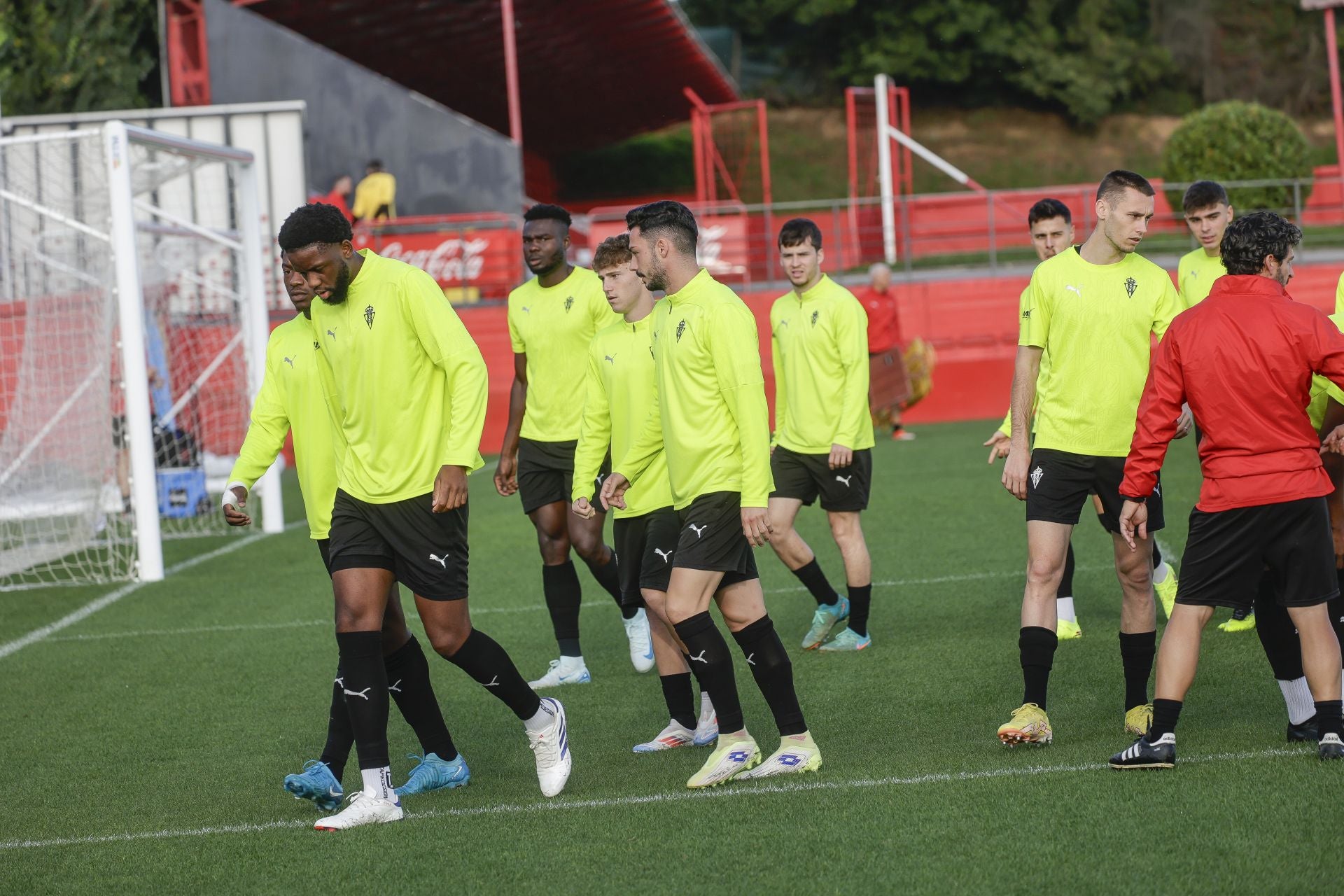 Entrenamiento del Sporting (12/10/24)