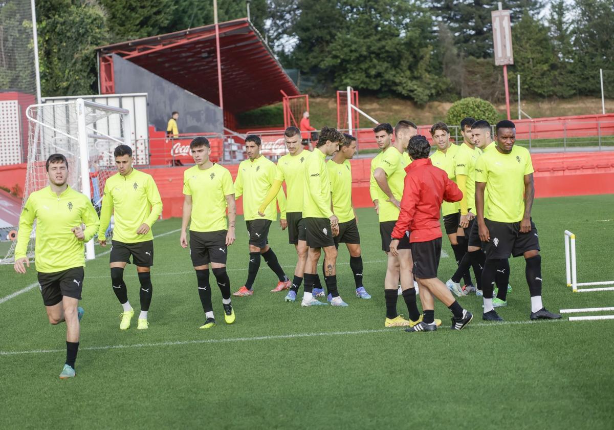 Entrenamiento del Sporting (12/10/24)