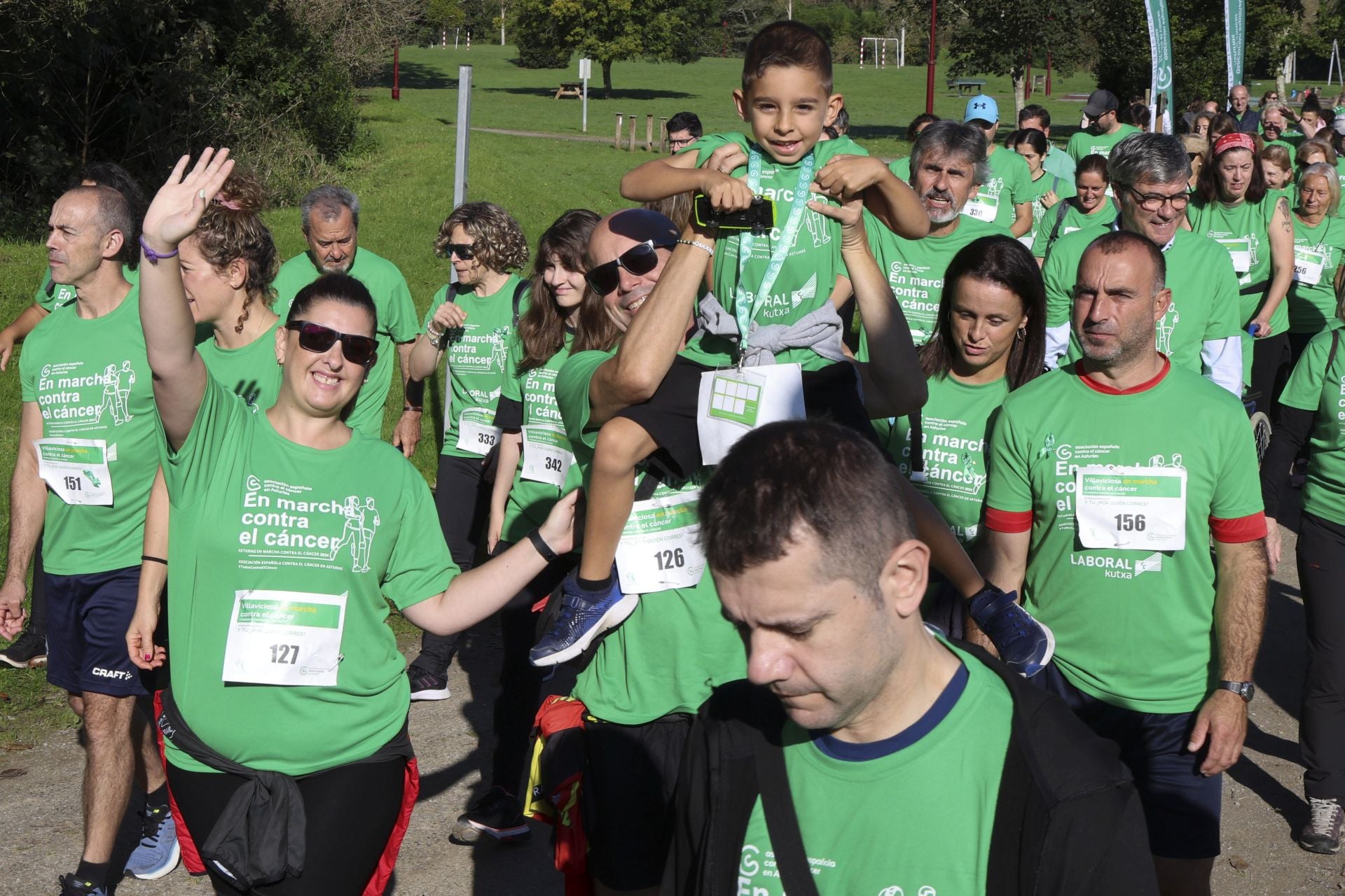 Marea en Villaviciosa por «más investigación» contra el cáncer