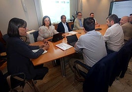 Nieves Roqueñí preside la reunión del consejo de administración de Cogersa.