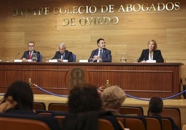 Antonio González Busto, Jesús María Chamorro, Guillermo Peláez, Yolanda San Pastor.