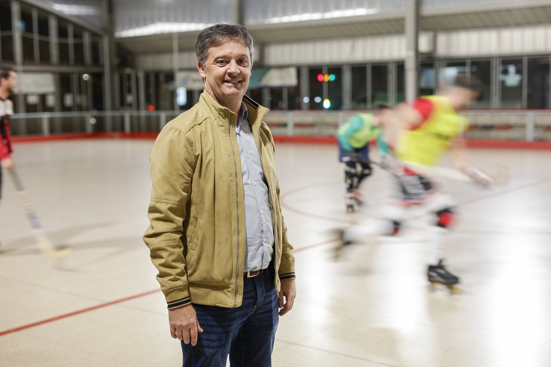 Fernando Sierra, en la pista de La Algodonera.