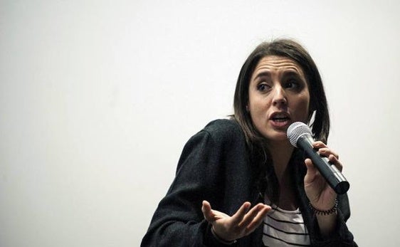 La exministra de Igualdad, Irene Montero