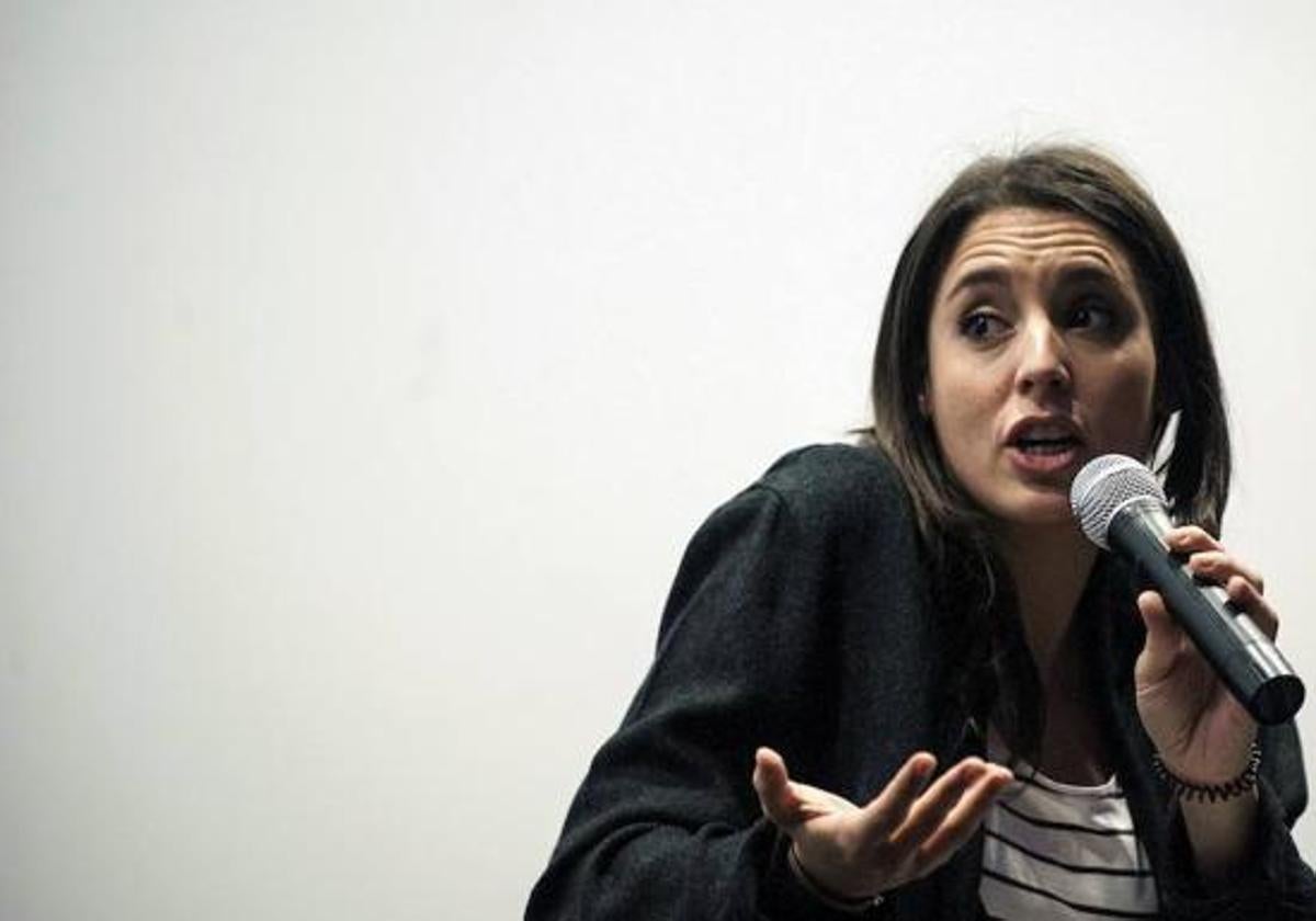 La exministra de Igualdad, Irene Montero