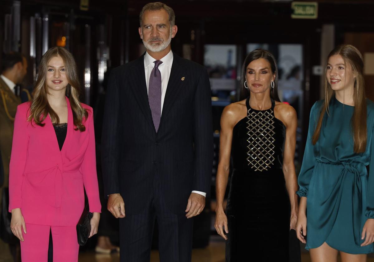 La Familia Real, durante los Premios Princesa del año anterior.