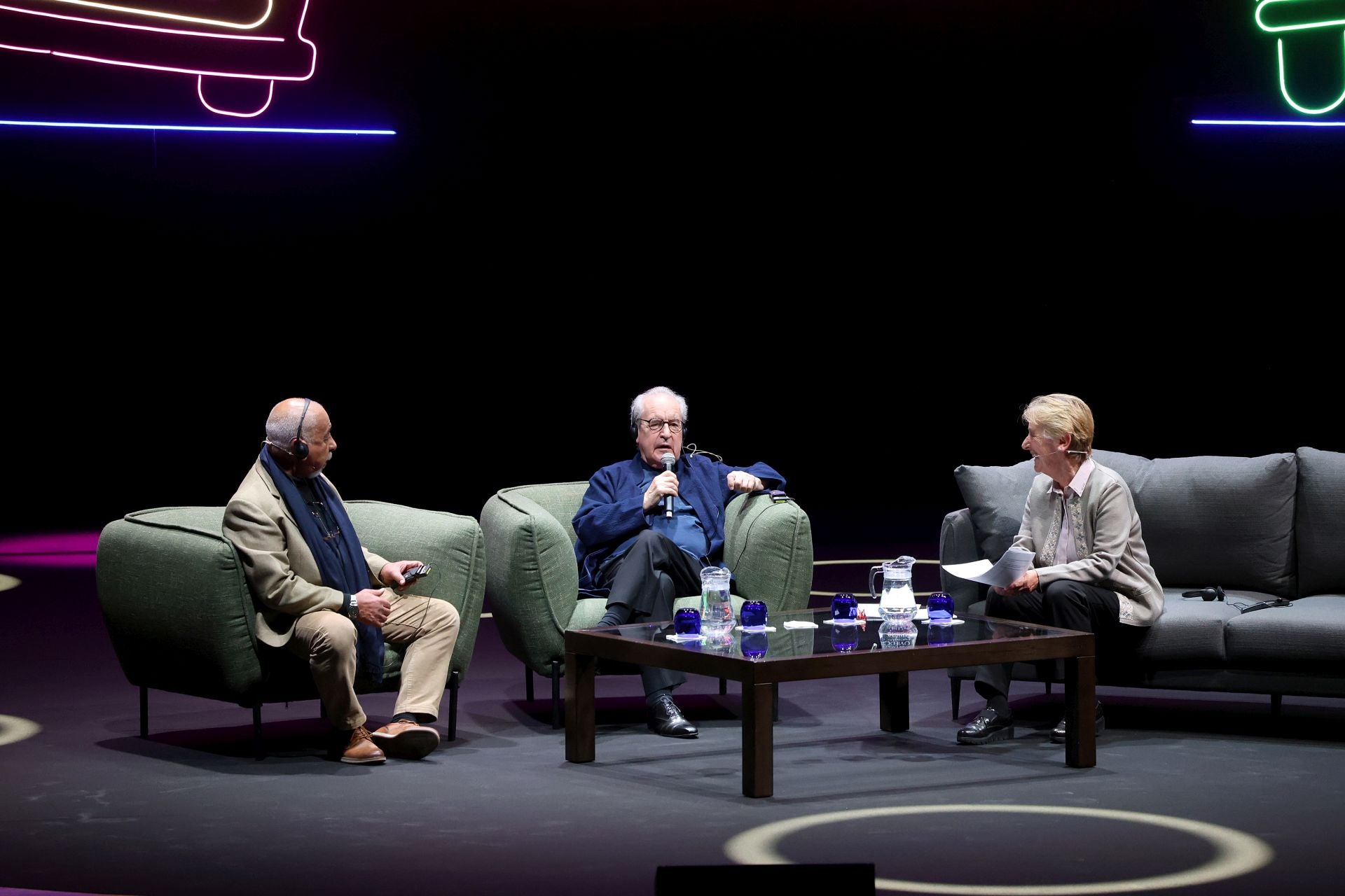 Encuentro entre John Banville y Leonardo Padura