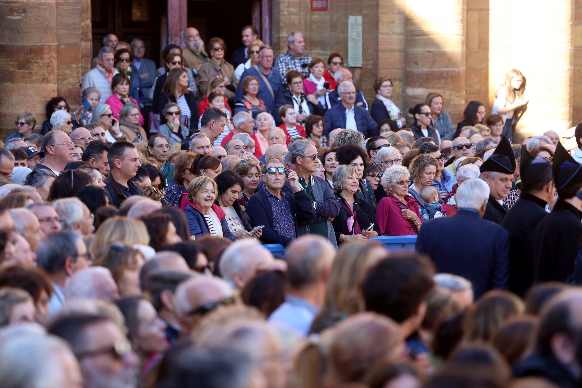 Multitudinario recibimiento a la Princesa Leonor en Oviedo