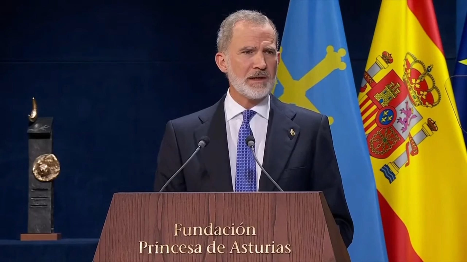 Discurso de el Rey Felipe VI en la ceremonia de los Premios Princesa de Asturias 2024