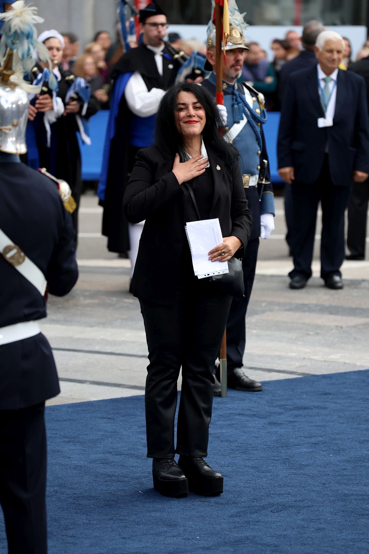 La alfombra azul de los Premios Princesa de Asturias, en imágenes