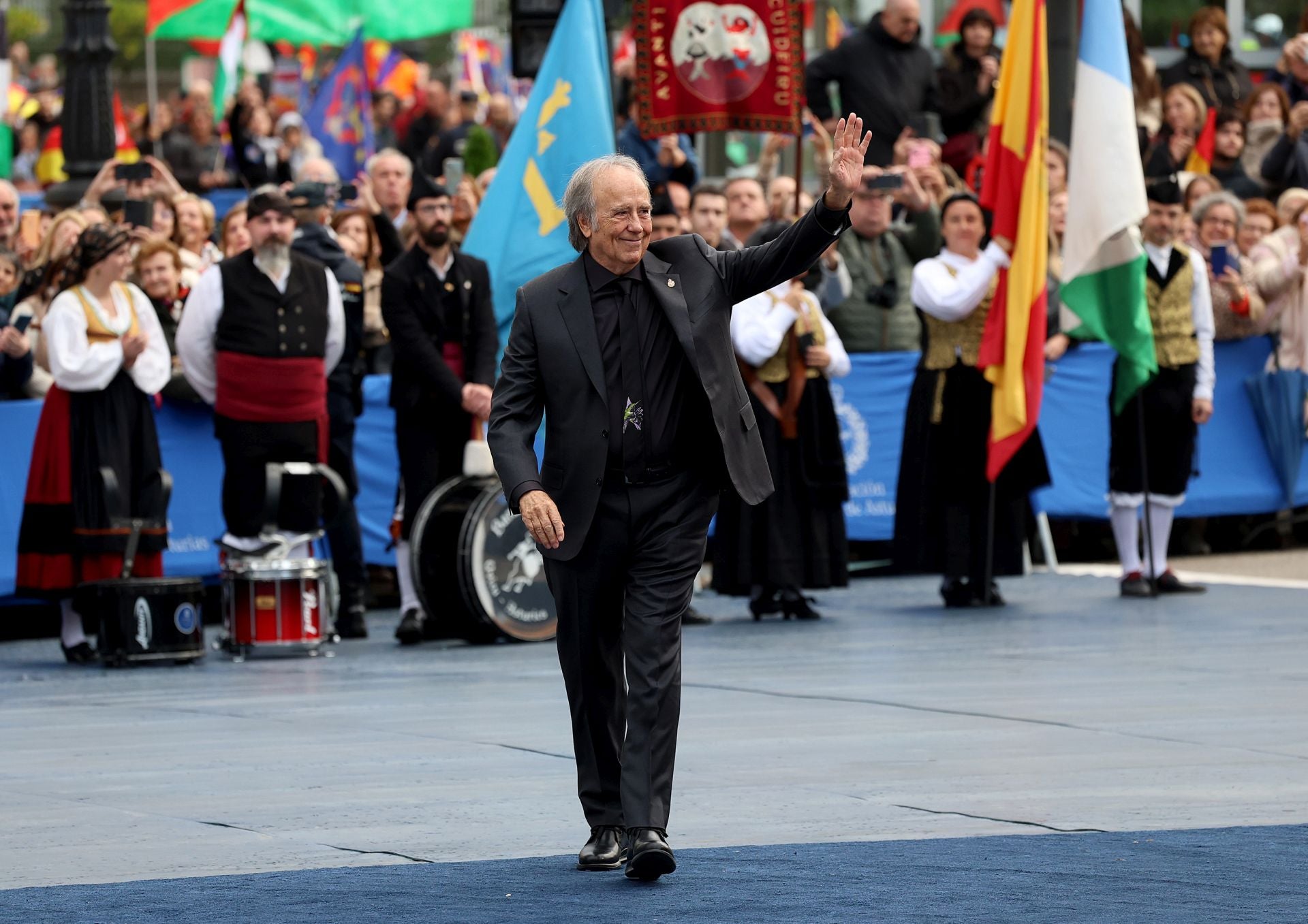 La alfombra azul de los Premios Princesa de Asturias, en imágenes