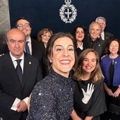 El selfi inédito de los premiados