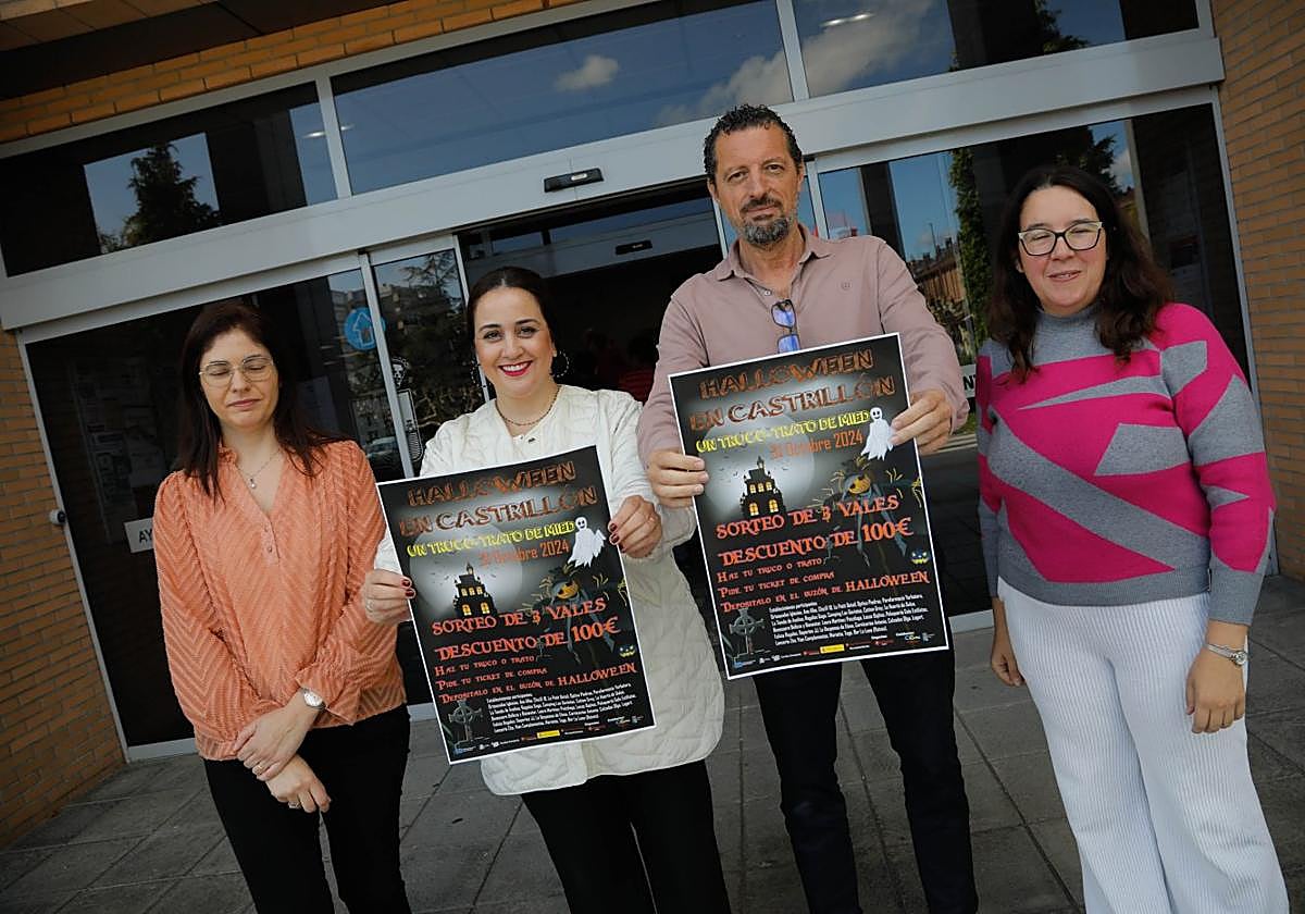 Montse García, Ana Alba, Eloy Alonso y Nuria González-Nuevo.
