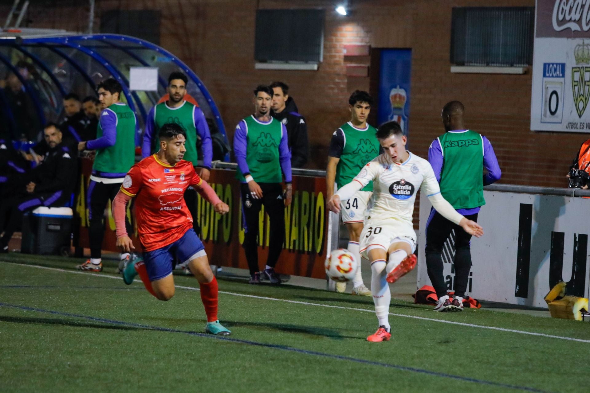 El partido del Astur en Copa del Rey, en imágenes