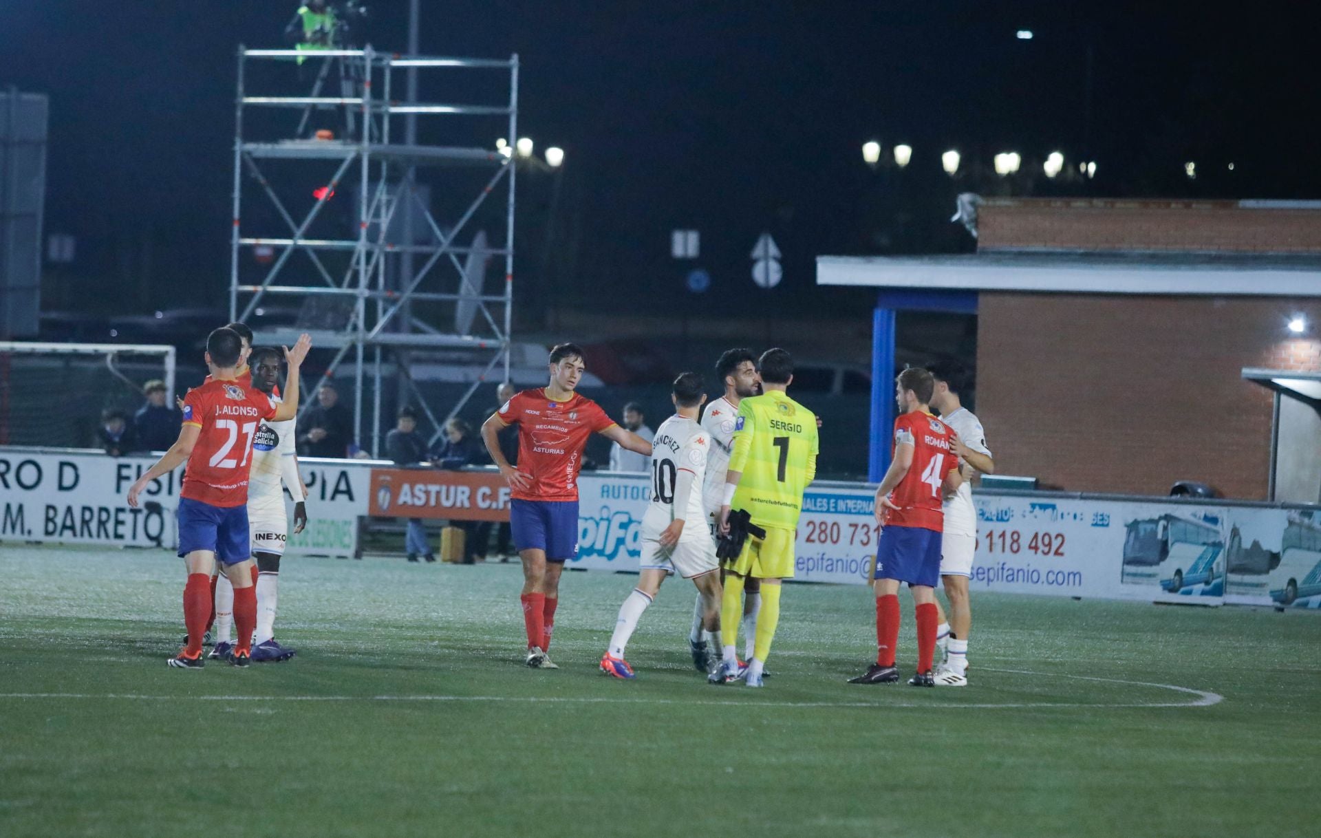 El partido del Astur en Copa del Rey, en imágenes