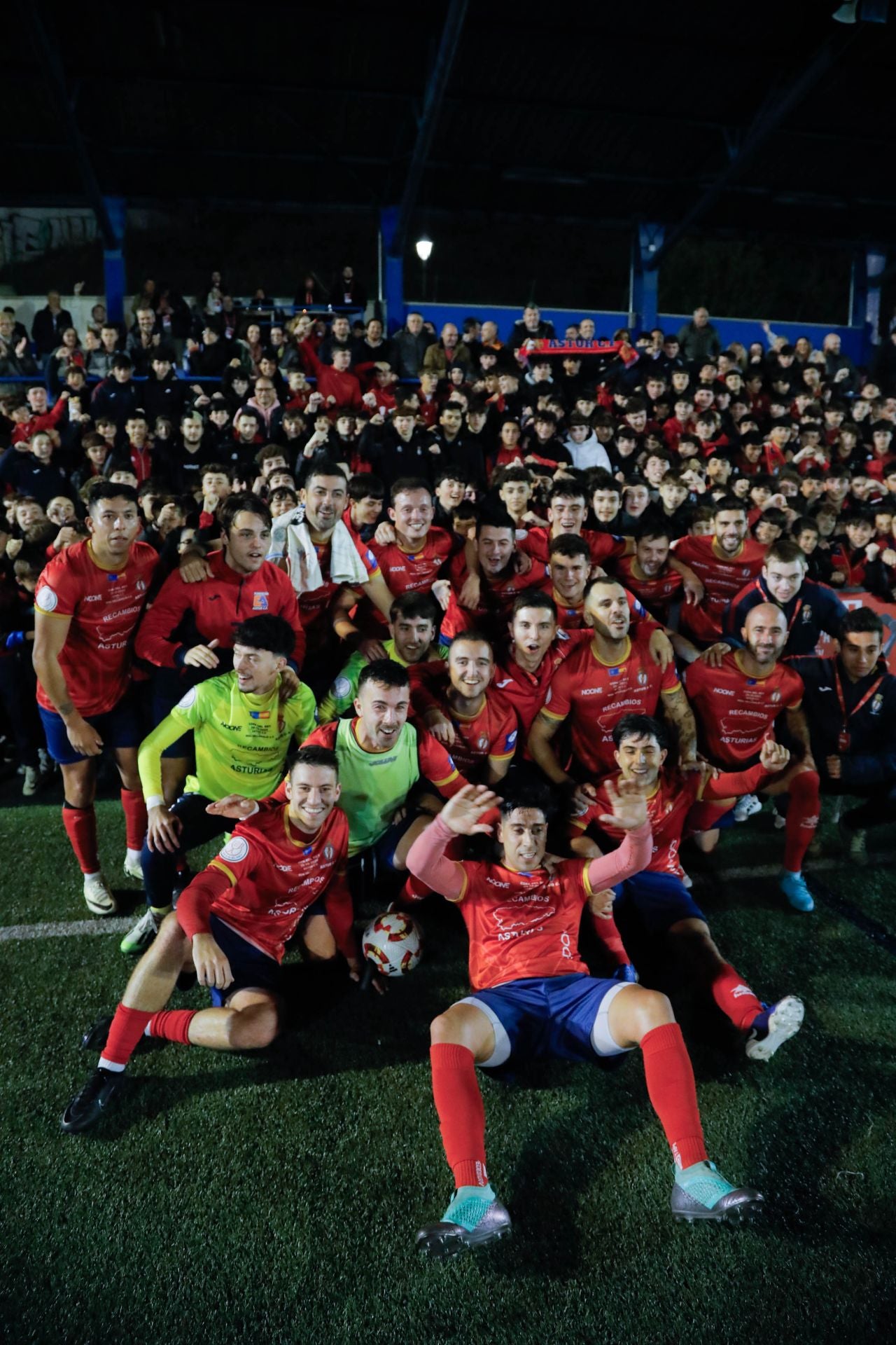 El partido del Astur en Copa del Rey, en imágenes