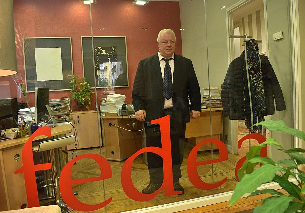 Ángel de la Fuente, en la sede de Fedea, fundación de la que es director ejecutivo.