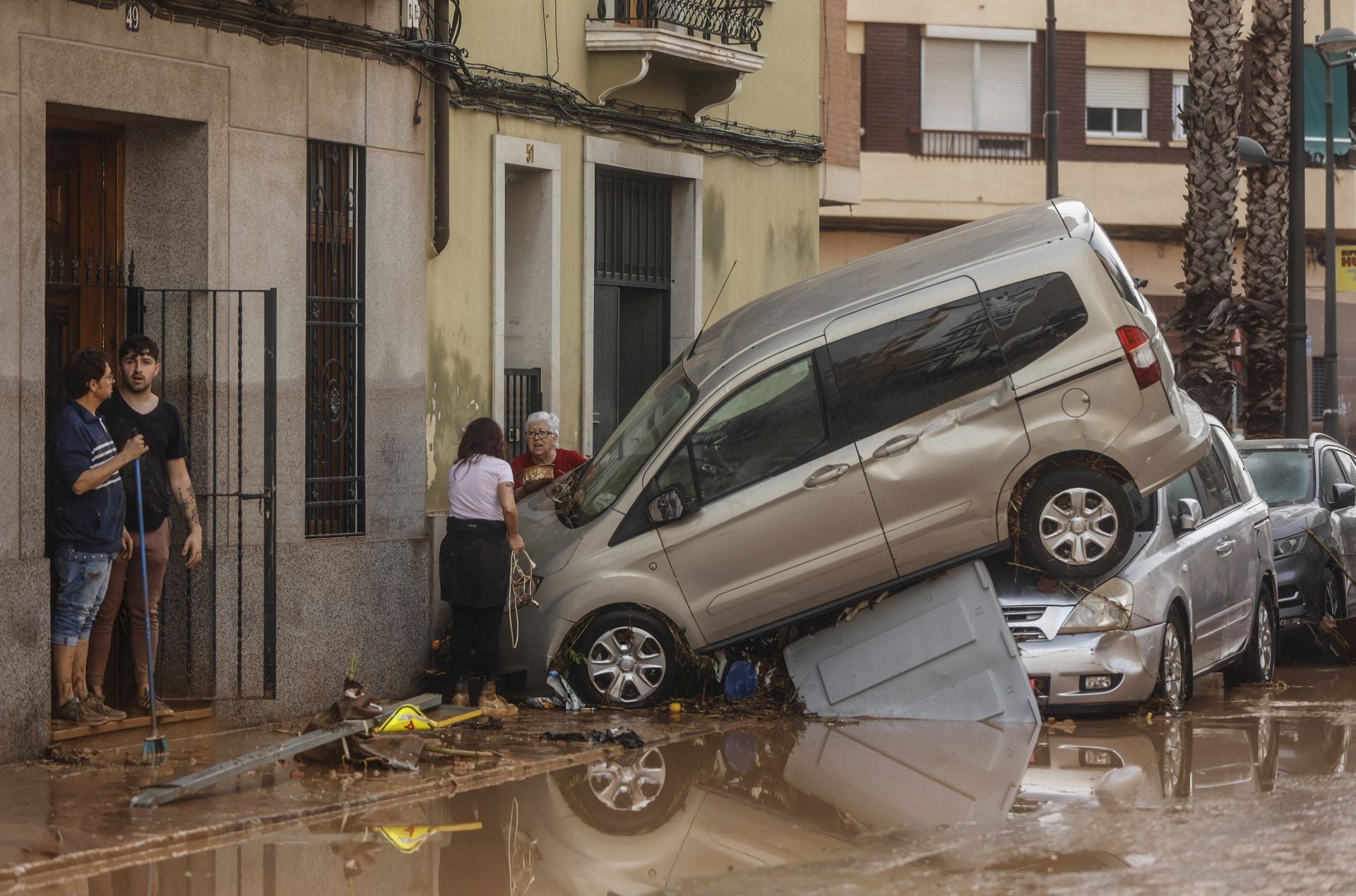 Las imágenes que deja la Dana en la Comunidad Valenciana, Castilla-La Mancha y Andalucía