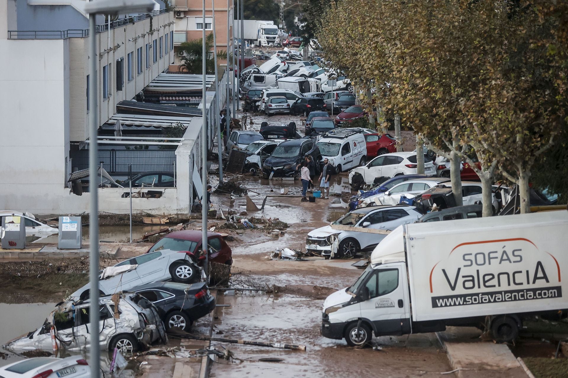 Las imágenes que deja la Dana en la Comunidad Valenciana, Castilla-La Mancha y Andalucía