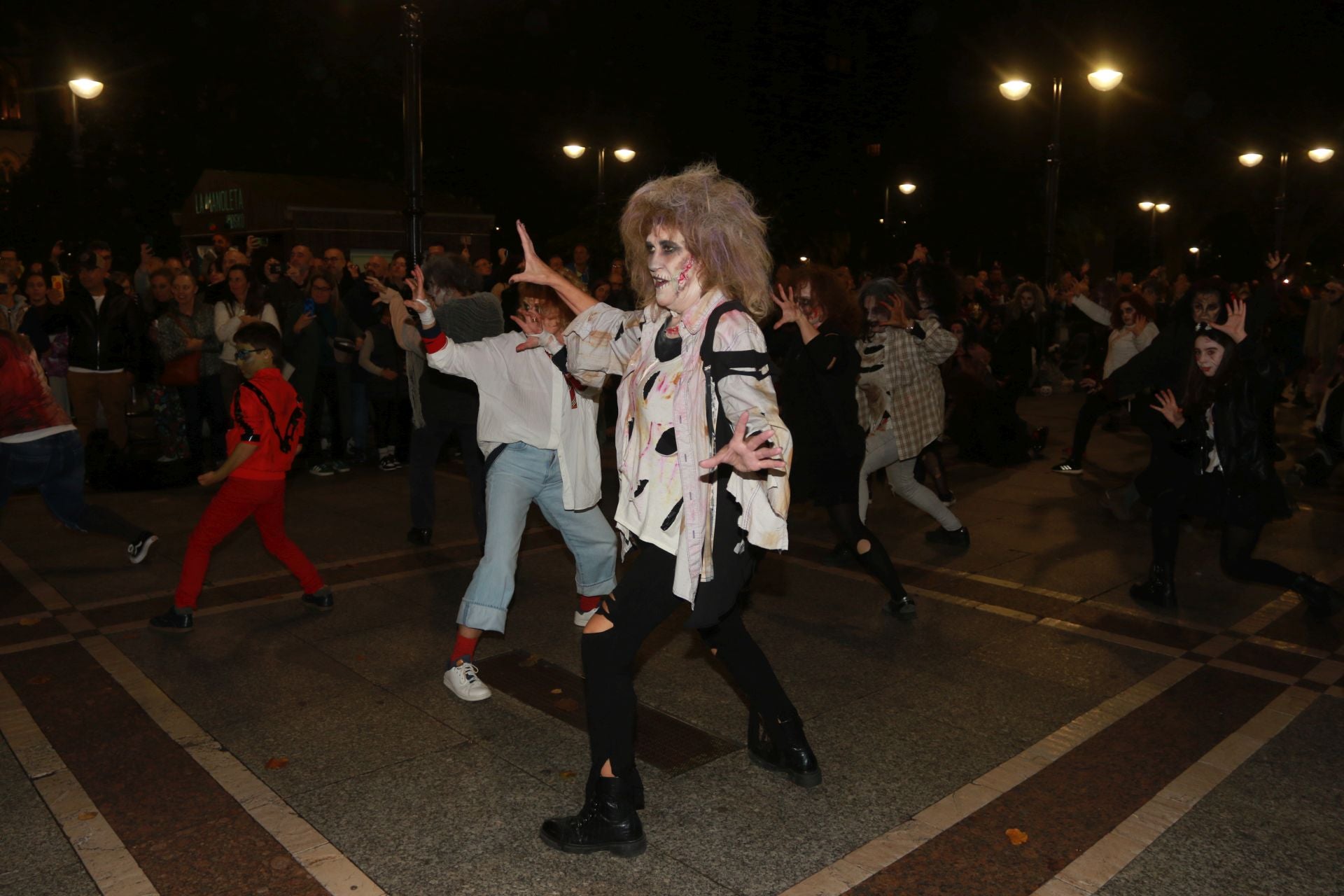 Terror en las calles de Gijón por Halloween