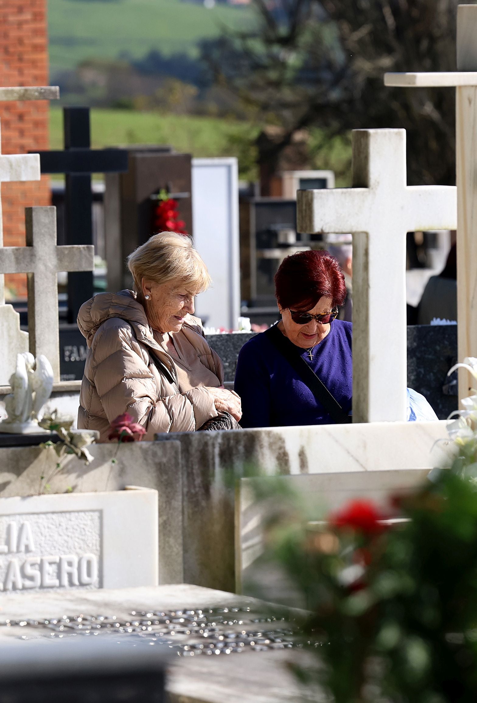 En fotos: Así ha sido la jornada de recuerdo en los cementerios asturianos