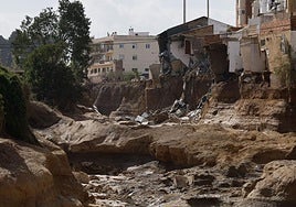 Chiva tras la riada que ha asolado el municipio.