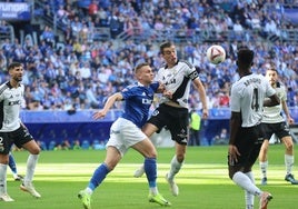 Victoria del Real Oviedo frente al Burgos.