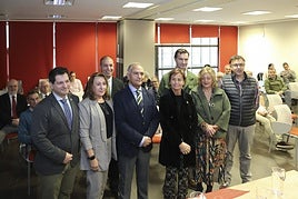 Esteban Gómez (Colegio de Enfermería), Esperanza Alonso (El León de Judá), Gonzalo Díez Campa (Colegio de Veterinarios), Benigno Maújo (El León de Judá), Carmen Moriyón; Jorge González-Palacios, Martina Medio (Federación Taurina) y José Carlos Fernández (Colegio de Médicos).