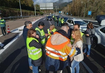 Lastra confía en que «no hay ninguna persona atrapada en el argayo»