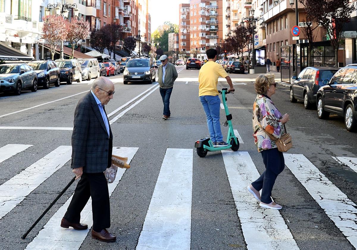 La avenida de Galicia de Oviedo.