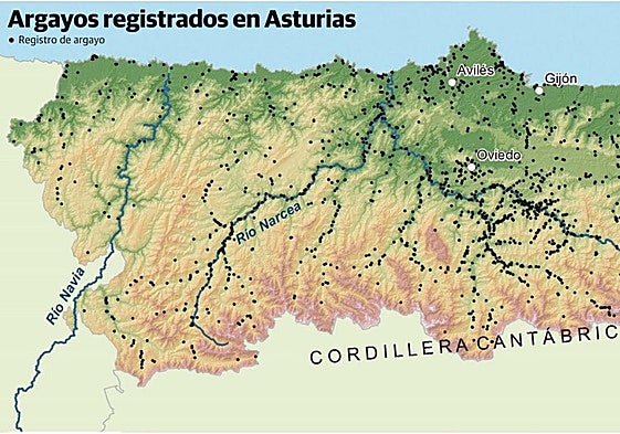 El Principado sufre 75 argayos al año y sigue sin contar con un plan de prevención
