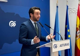 El diputado del PP asturiano, Andrés Ruiz