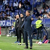 Calleja: «Estoy orgulloso porque el Real Oviedo compite ante la adversidad»