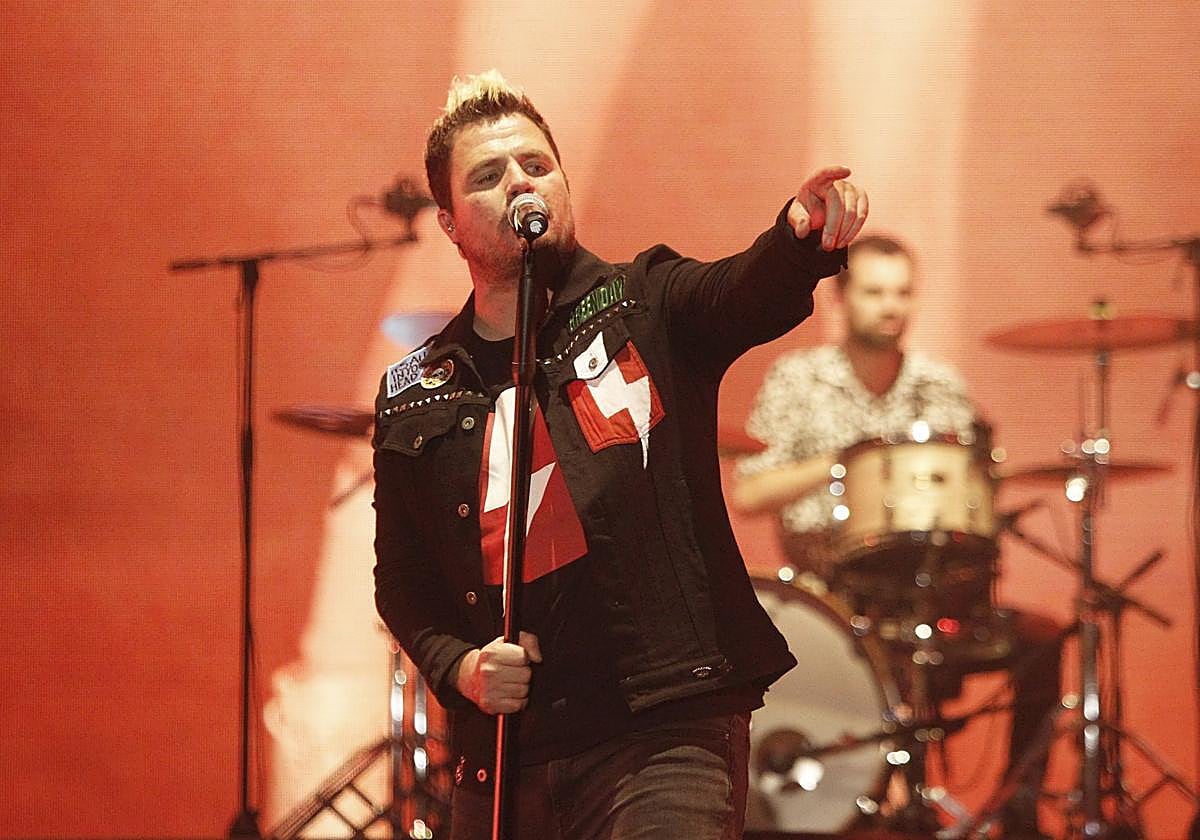 Dani Martín, en Gijón en un concierto en 2022.