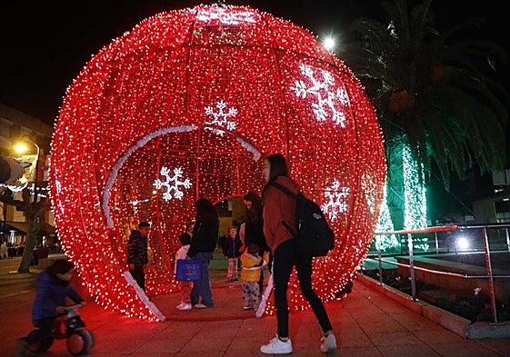 La bola en 3D fue uno de los atractivos el año pasado.