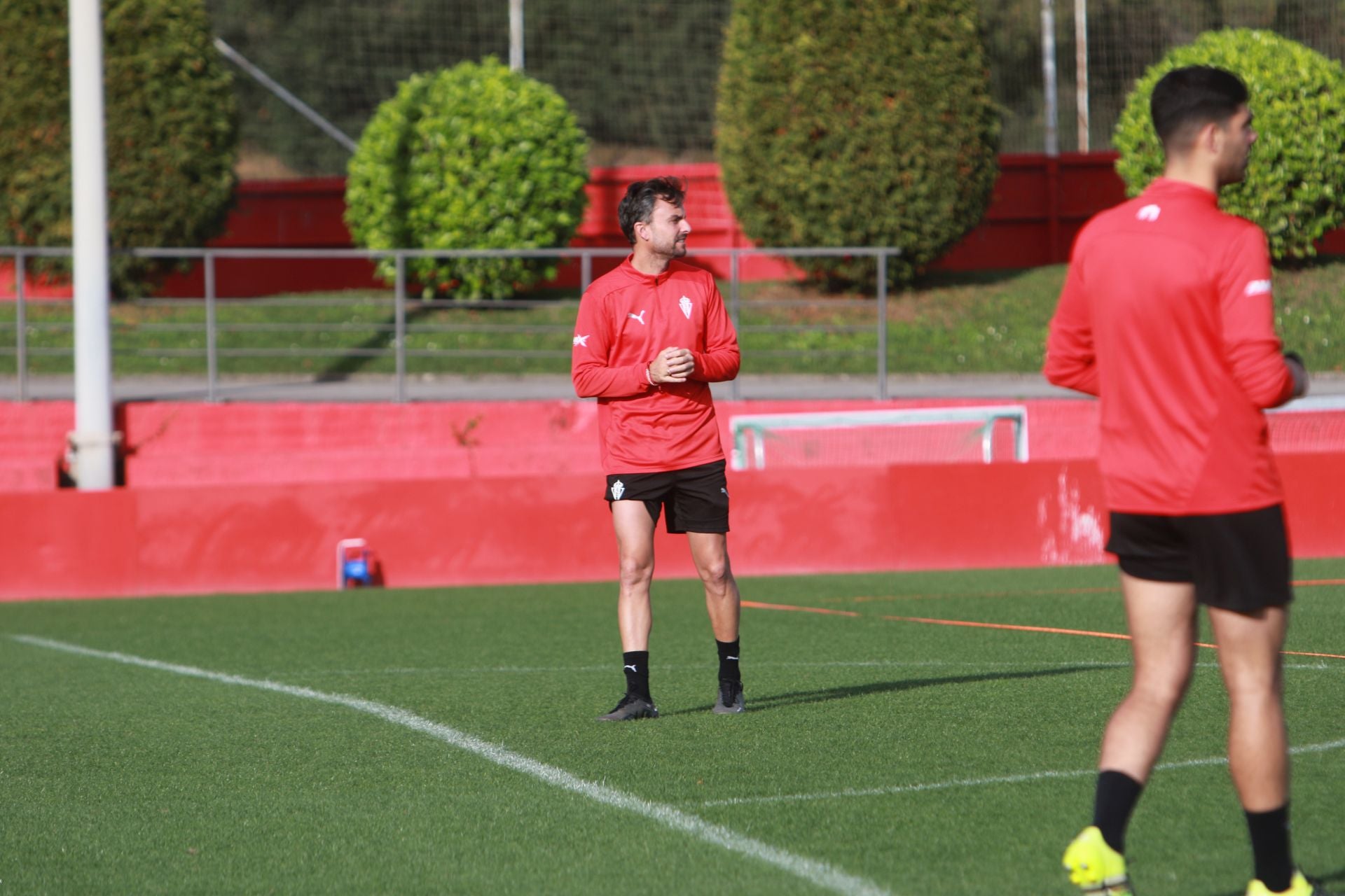 Entrenamiento del Sporting este sábado, 23 de noviembre de 2024