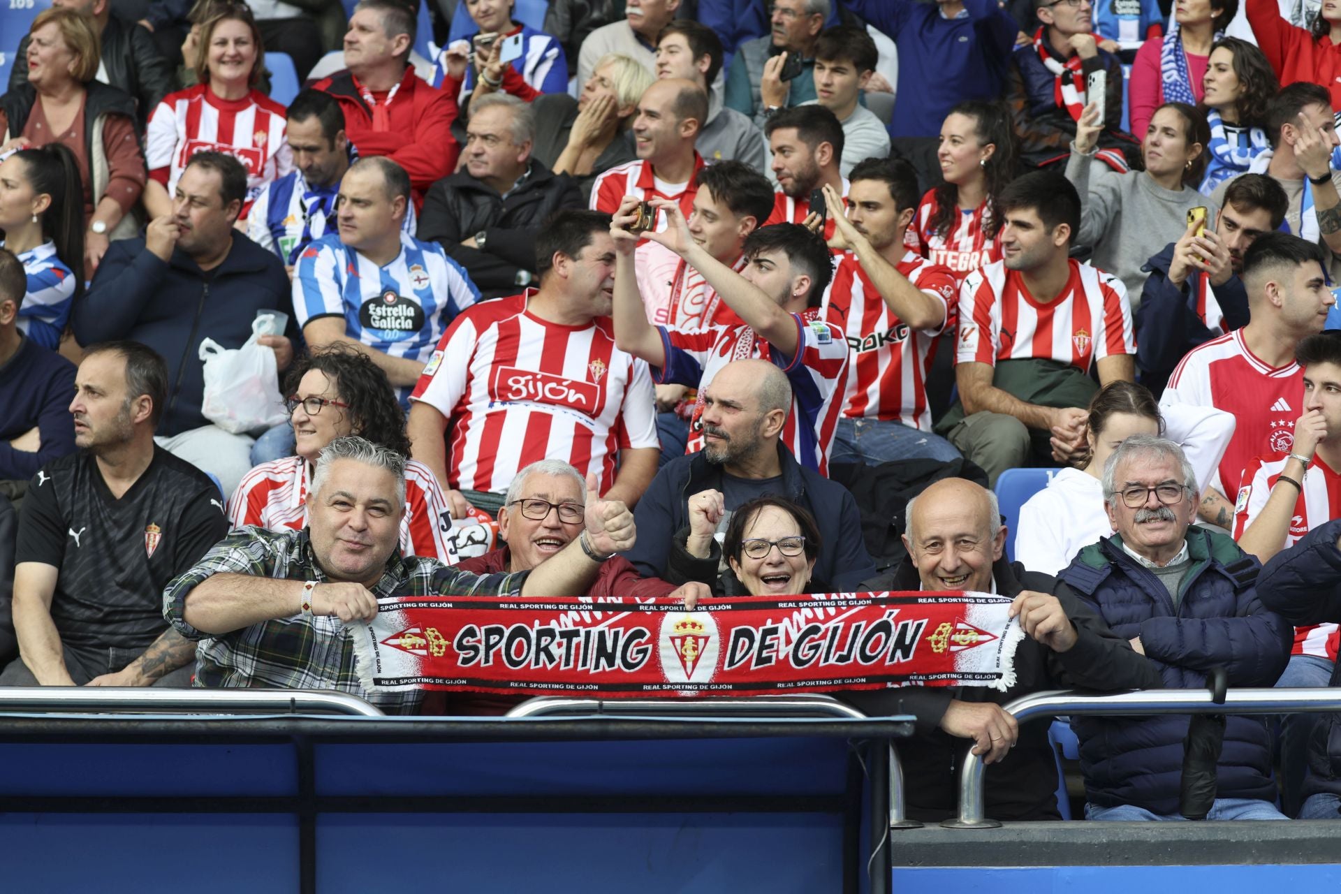 ¿Estuviste en Riazor animando al Sporting? ¡Búscate!