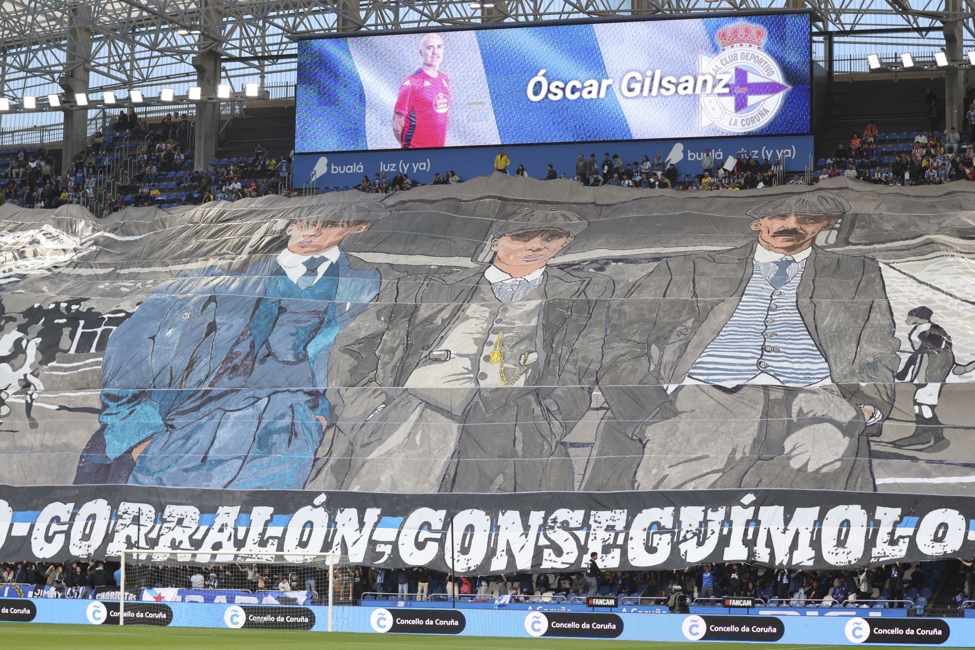 ¿Estuviste en Riazor animando al Sporting? ¡Búscate!