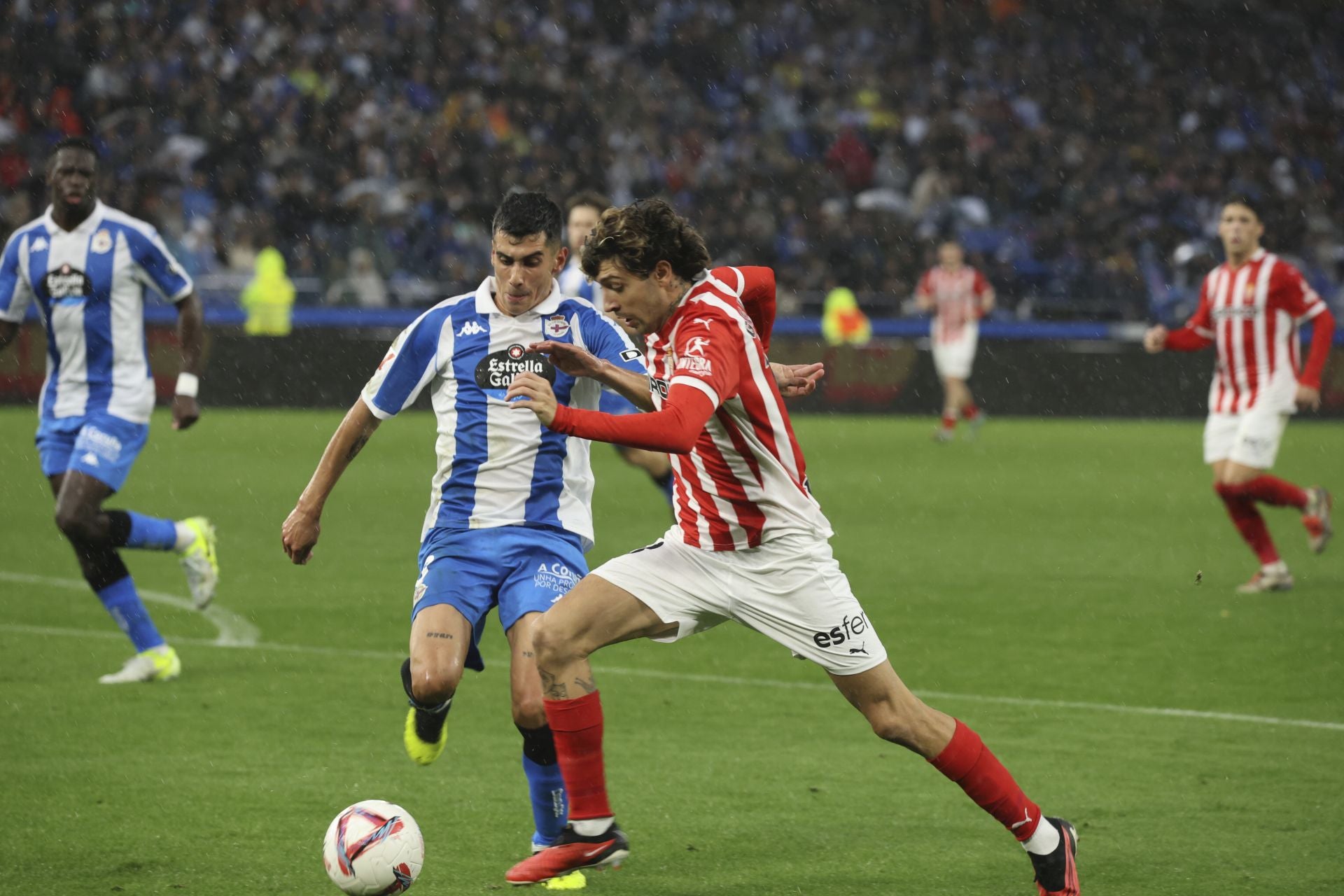 Las mejores imágenes del Deportivo de la Coruña - Sporting de Gijón