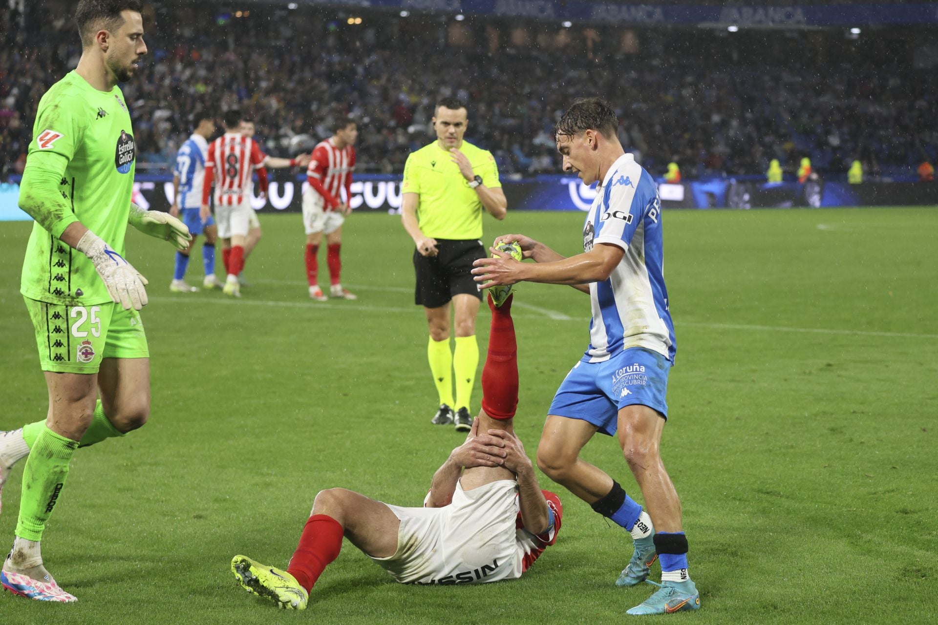 Las mejores imágenes del Deportivo de la Coruña - Sporting de Gijón