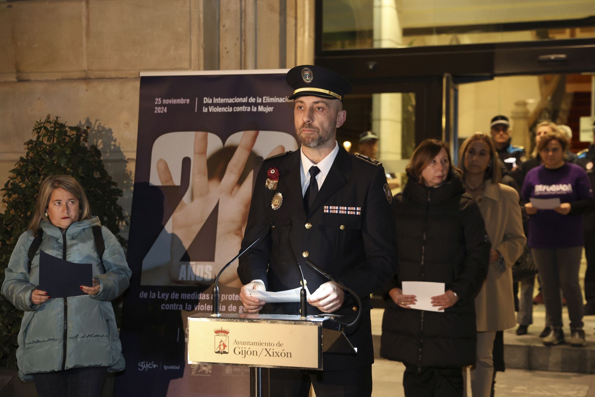 Gijón condena la violencia contra la mujer