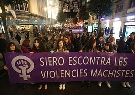 Las calles de Oviedo se llenan por la eliminación de la violencia contra las mujeres