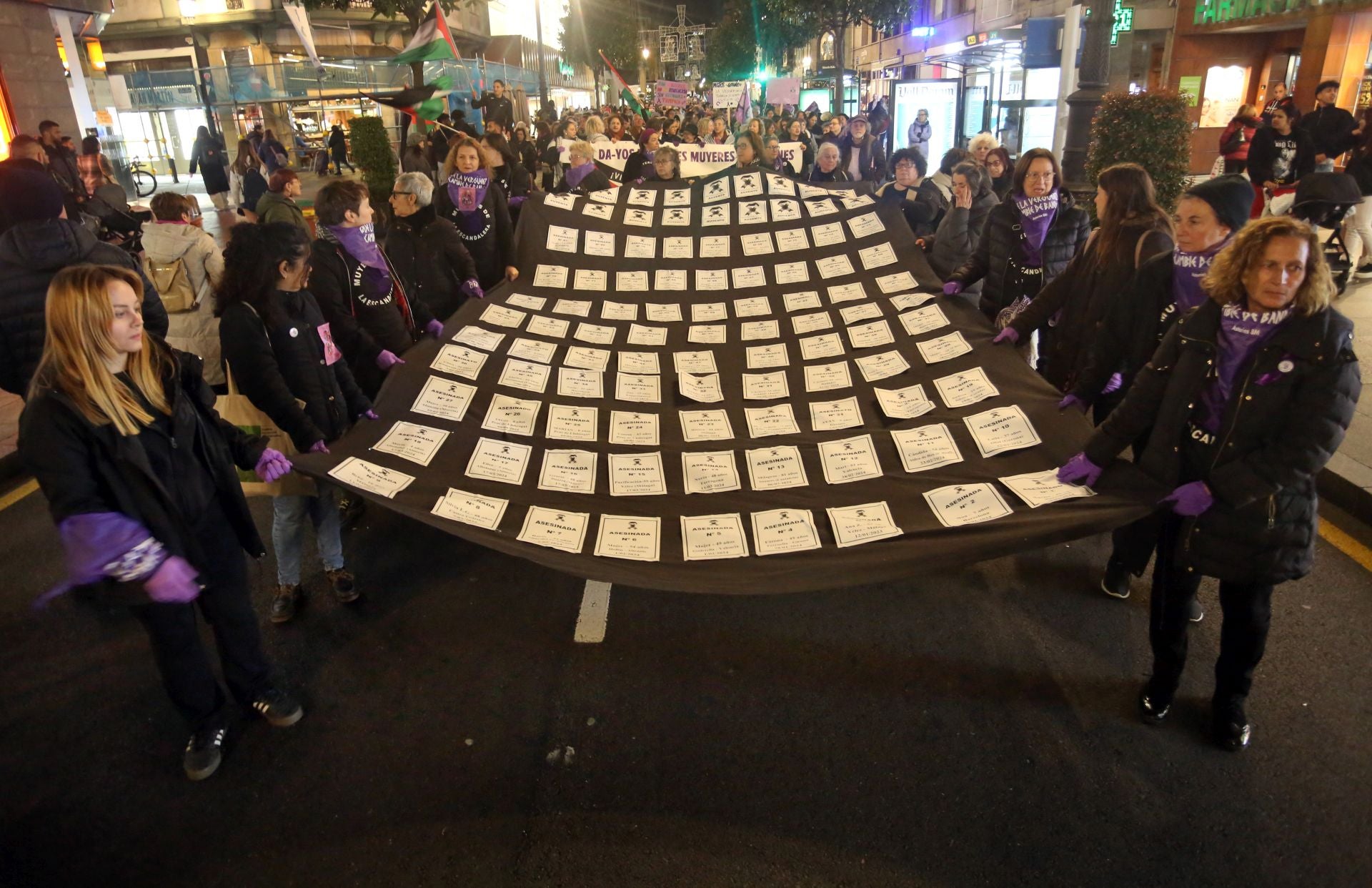 Las calles de Oviedo se llenan por la eliminación de la violencia contra las mujeres