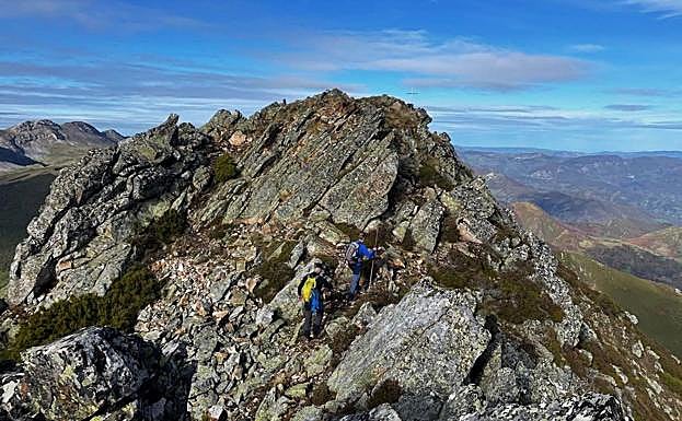Zonas de pequeña trepada llegando al Ferreirúa