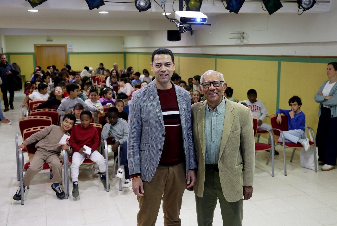 El ingeniero Clayson da Costa y el doctor Eduardo Ramos.