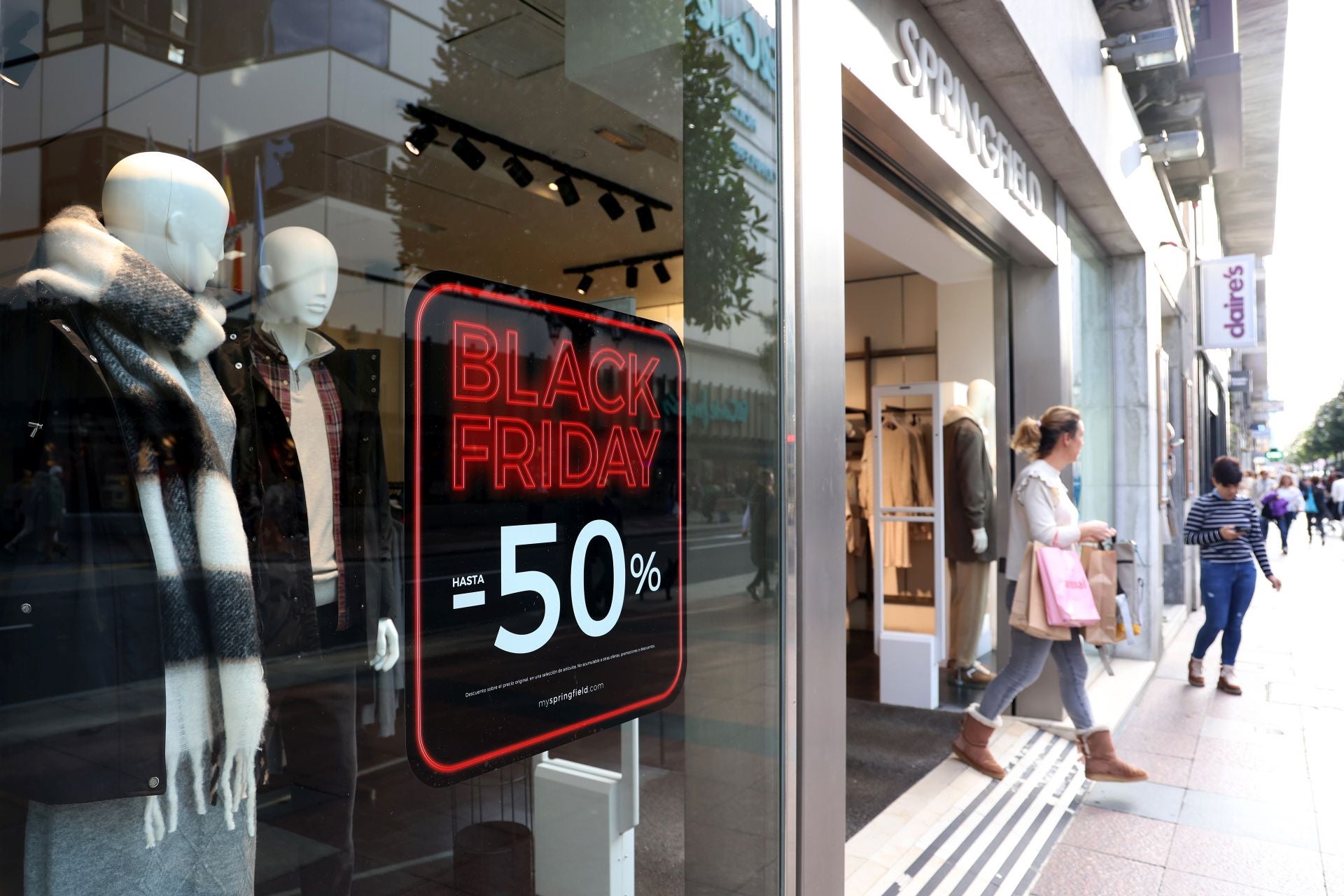 Los asturianos adelantan sus compras con el Black Friday