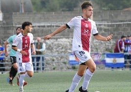 Pablo Macías, en el último encuentro liguero del Avilés ante el Escobedo el pasado domingo.