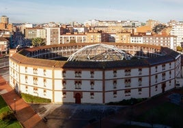 La plaza de Toros de El Bibio, en Gijón.