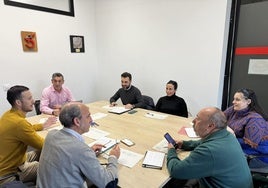 Reunión del jurado para deliberar y elegir a los galardonados de la Gala del Deporte.