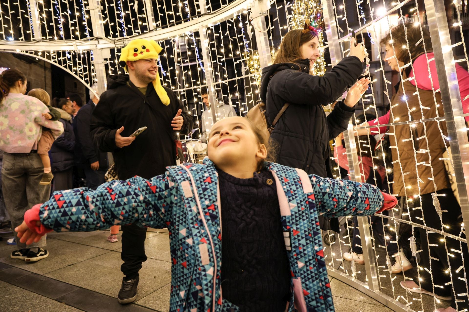 Las luces de Navidad de Avilés, en imágenes