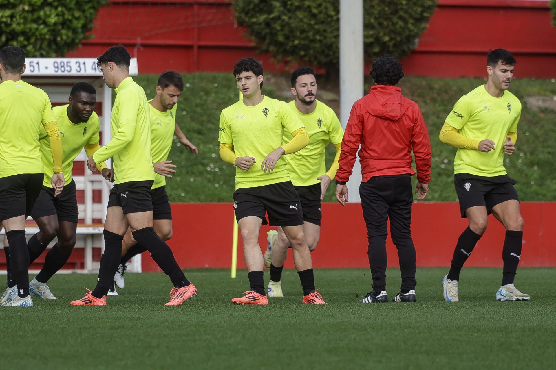 Entrenamiento del Sporting (06/12/24)